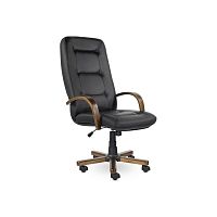Кресло руководителя Идра (Дерево D8) (Натуральная кожа)