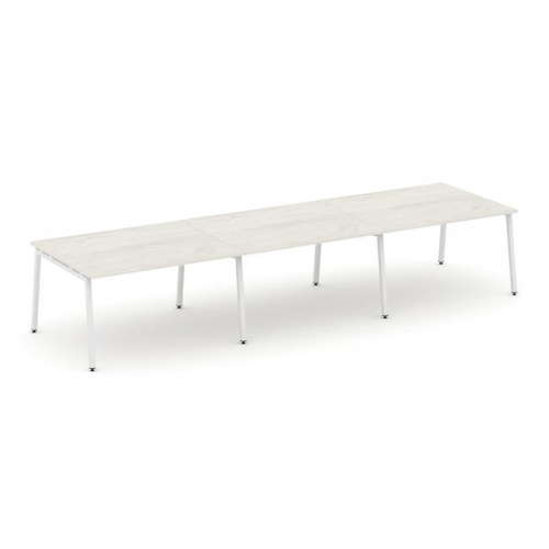 Style Project Стол переговорный SN-4A.SPRG-054.3 Вяз Благородный/Металл Белый 4740*1180*750 фото 16 Style Project Стол переговорный SN-4A.SPRG-054.3 Вяз Благородный/Металл Белый 4740*1180*750 фото 16