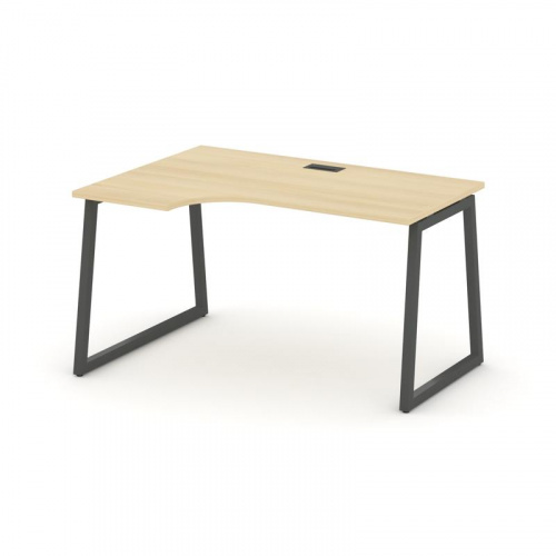 Style Project Стол рабочий эргоном. SN-4T1.SPA-011(L) Акация Лорка/Металл Антрацит/Заглушка Пластик фото 28