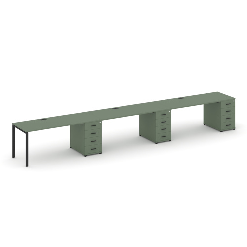 Бенч-система на 3 места с 3 опорными тумбами Concept CN.ORS-444 Бенч-система на 3 места с 3 опорными тумбами Concept CN.ORS-444