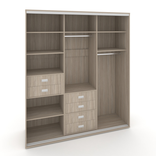 Корпус 3-х секционного шкафа высокого L=2669мм Maris SH.K3-8.1 K6 фото 3