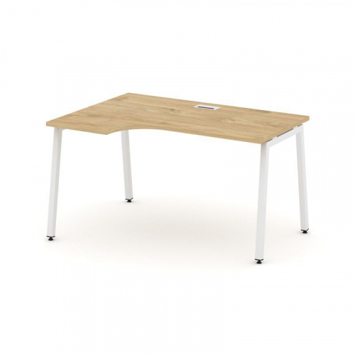 Style Project Стол рабочий эргоном. SN-4A.SPA-022(L) Антрацит/Металл Антрацит 1580*800/980*750 фото 26