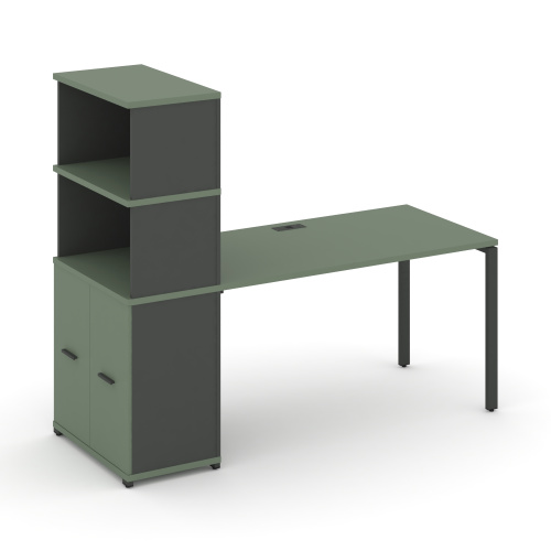 Стол офисный с опорным распашным шкафом Concept CN.SP-230 Стол офисный с опорным распашным шкафом Concept CN.SP-230