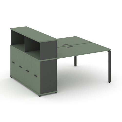 Бенч-система с опорным распашным шкафом Concept CN.DRS-226 фото 2 Бенч-система с опорным распашным шкафом Concept CN.DRS-226 фото 2