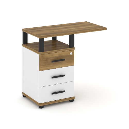 Тумба приставная с 3 ящиками Concept CN.TUS-002 W фото 7