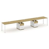 Бенч-система на 3 места с 2 опорными тумбами Concept CN.ORS-340