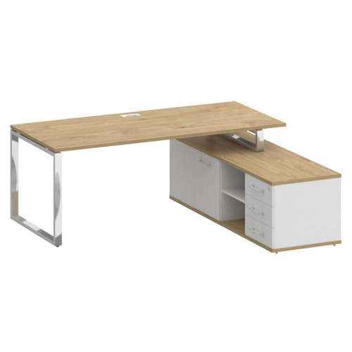 Стол руководителя с опорной греденцией Shift SK.SRG-200 (R) фото 2 Стол руководителя с опорной греденцией Shift SK.SRG-200 (R) фото 2