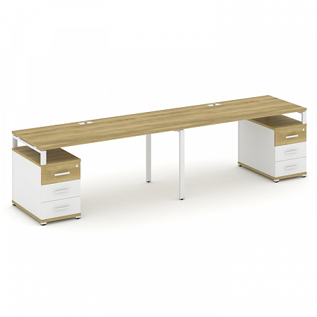 Бенч-система на 2 места с 2 опорными тумбами Concept CN.ORS-320