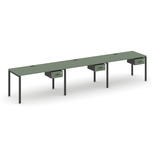 Бенч-система на 3 места с подвесными тумбами Concept CN.ORS-131 фото 2 Бенч-система на 3 места с подвесными тумбами Concept CN.ORS-131 фото 2