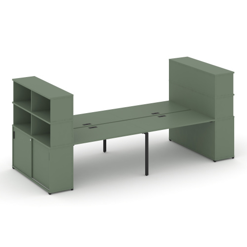 Бенч-система с опорными шкафами-купе Concept CN.DRS-288