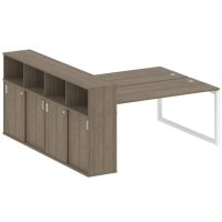 Бенч-система с шкафом-купе на О-обр. м/к Metal System Quattro 50БО.РС-СШК-4.5