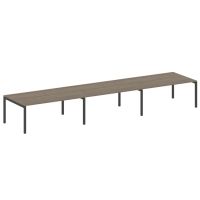 Переговорный стол на П-обр. м/к Metal System Quattro 50БП.ПРГ-3.5